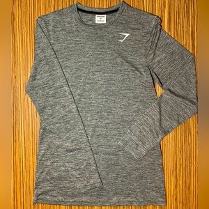 GYMSHARK Fitted Long Sleeve Tee